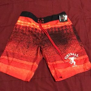 fireball swim trunks